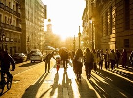 Walking in Madrid