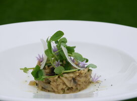 Wild Mushroom Risotto with Rocket & Parmesan