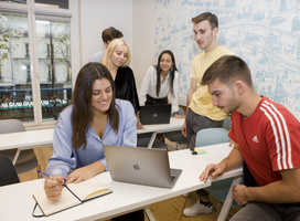 Students in class