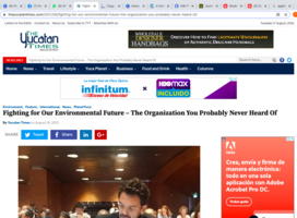 A published piece for the Yucatan Times