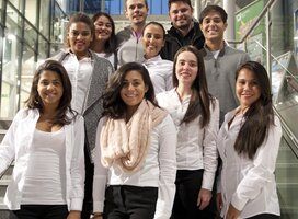 Brazilian students in the City Campus