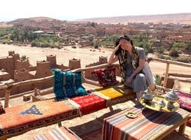 Lankey's  ambassador Alyssa having spending her time in Moroccan's Sahara.