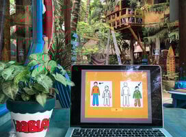 Learning spanish in Balsa Surf Camp