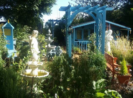 A garden of statues