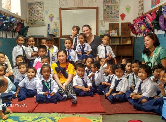 Teaching Creative Arts and Child Development Program in Nepal
