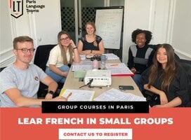 French courses in small groups in Paris