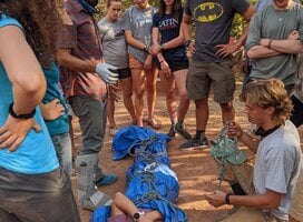 Students get Wilderness First Responder Certified