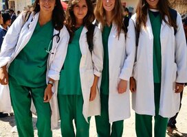 Volunteers who participated in the Medical Project / Voluntarios que participaron en el voluntariado médico