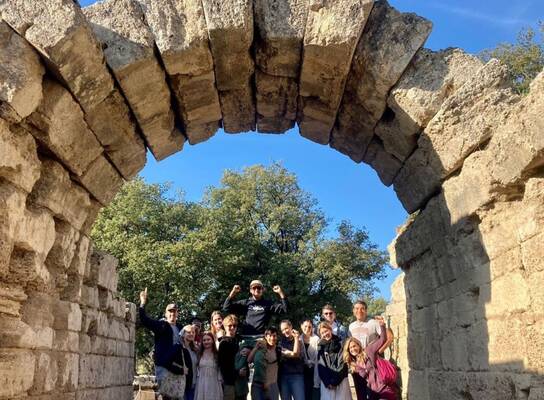 Students on the Italy & Greece Semester