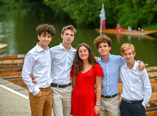 Students at Oxford College graduation