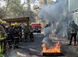 Our students during the Firefighting day 