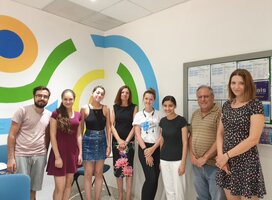 CELTA Students with the Teachers' Trainer 