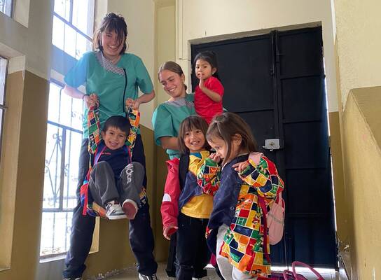 volunteering with children