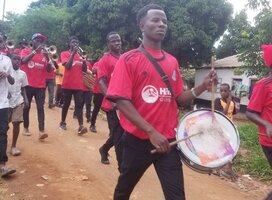 of bulenga an area struggling with crippling levels of unemployment and poverty. Many of Uganda's youth are unable to afford education beyond primary school, and even those fortunate enough to continue their schooling are still met with extremely high unemployment rates upon graduation. The brass band is a valuable and highly marketable source of employment. GLM provides musical instruments and instruction to enable the youth of the area to develop their musical skills, both within the band and as individua