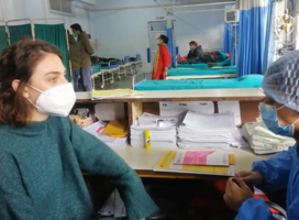This picture was taken in the hospital emergency ward