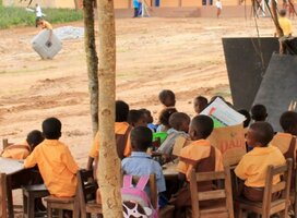 We will construct school buildings for Schools under trees