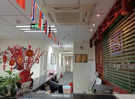 lobby at the Bridge School