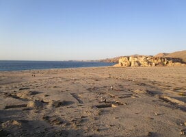 view of the site on the coast of Arabia