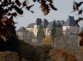Picturesque view of Château de Wiltz 