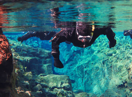 Snorkeling Silfra Fissure
