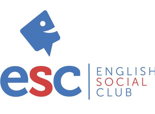 Blue logo with blue and red text advertising the company name