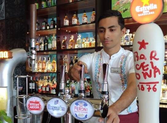 bartender intern hospitality business internship