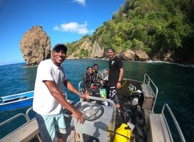 On the way to the corals