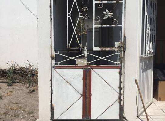 The front door before we improve it with your help!