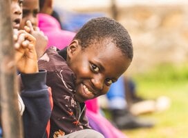 Happy kid participating in our programs