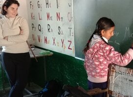 English teaching program is going on