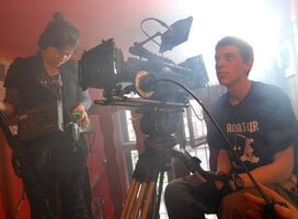 On set