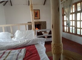 Volunteer room with a garden view