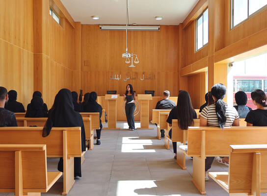 Mock Court at Phoenicia University