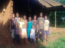 Some of the children in the homes we support