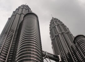 Photo of tall Malaysian building