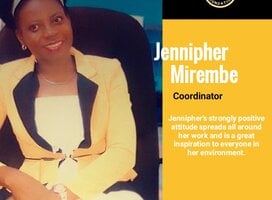 Jenipher will be your closest person while you're at NG Foundation 