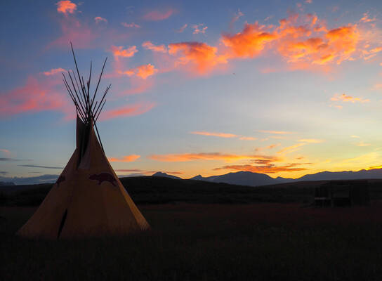 VISIONS Montana Blackfeet sunset