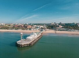 Picture of the Bournemouth Beach and the pier