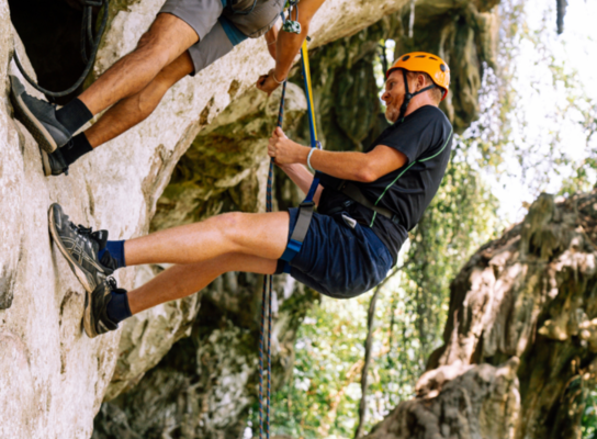 Rock climbing course in Thailand