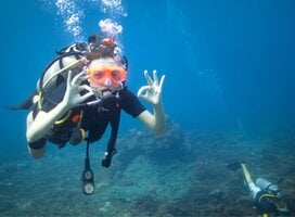 Combine a professional diving certification with marine conservation work in Barcelona.