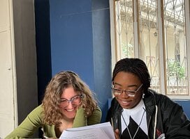 Students in the classroom