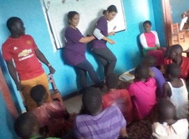 Volunteers at work