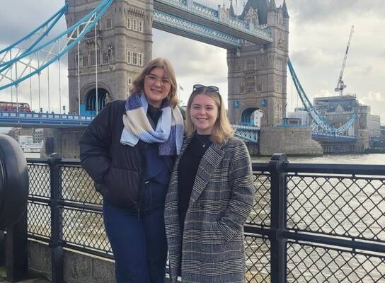AIFS Abroad participants in London, England