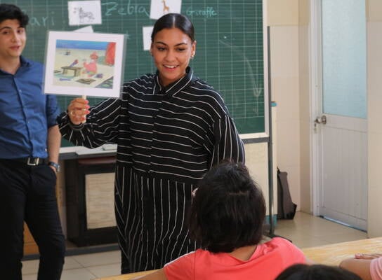 Teaching in Vietnam Classroom 1