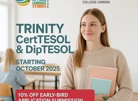 TRINITY CertTESOL & DipTESOL courses in October