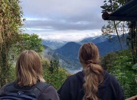 TCS Students Overlook Tanayapa Valley
