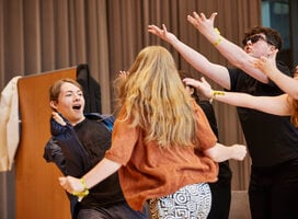 Participants acting in a group 