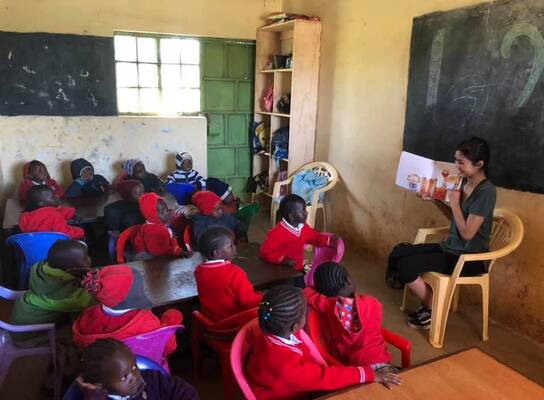Teaching in the local schools 