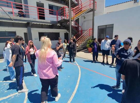Teaching at local school