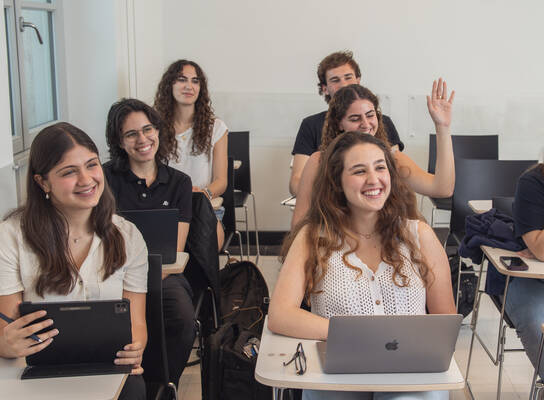 Students in class